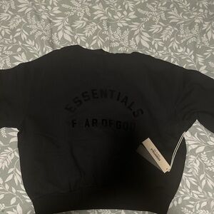 Black Essentials Fear of God hoodie